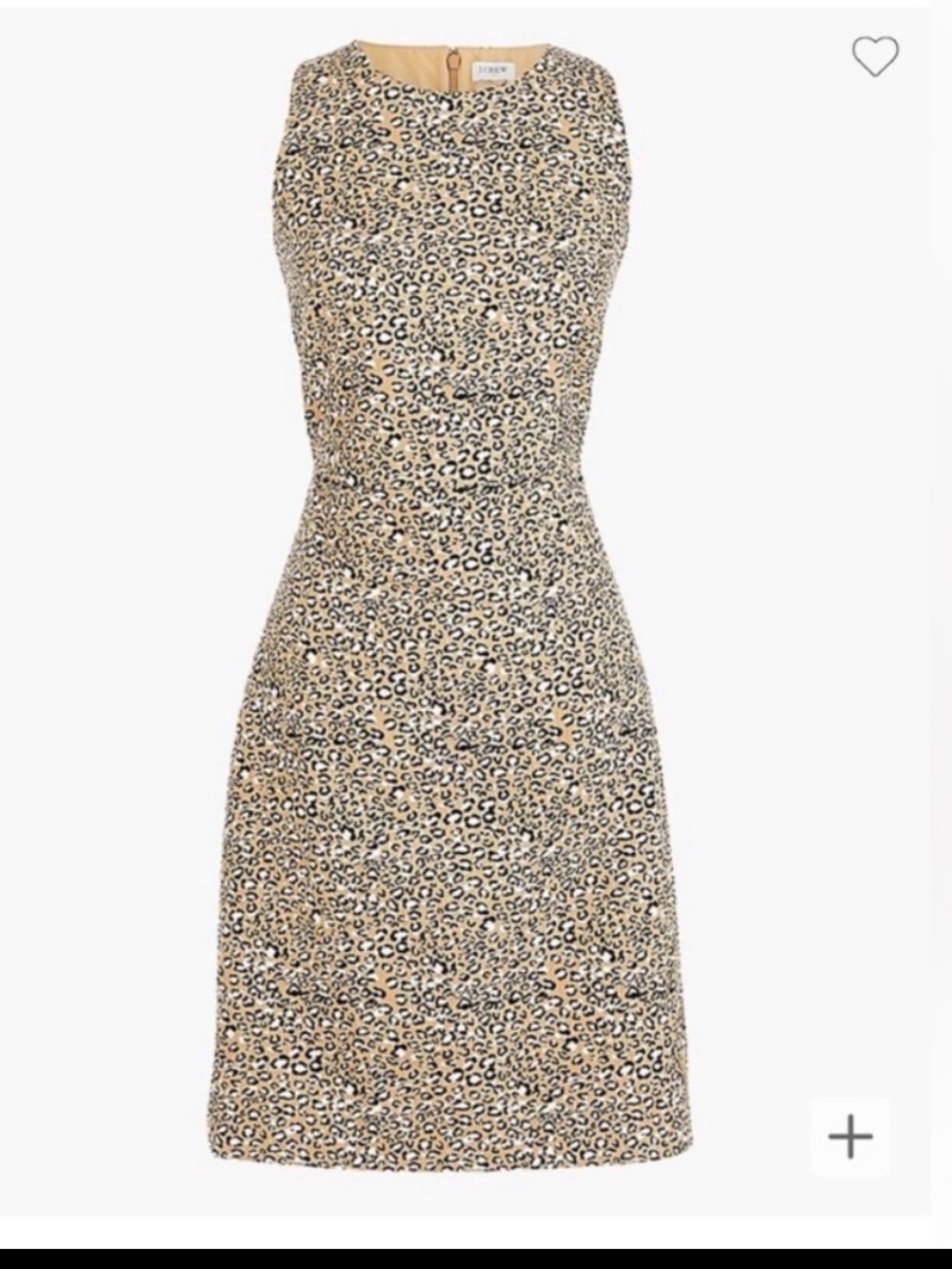 J. Crew Basketweave Sheath Dress In Animal Print Size 00